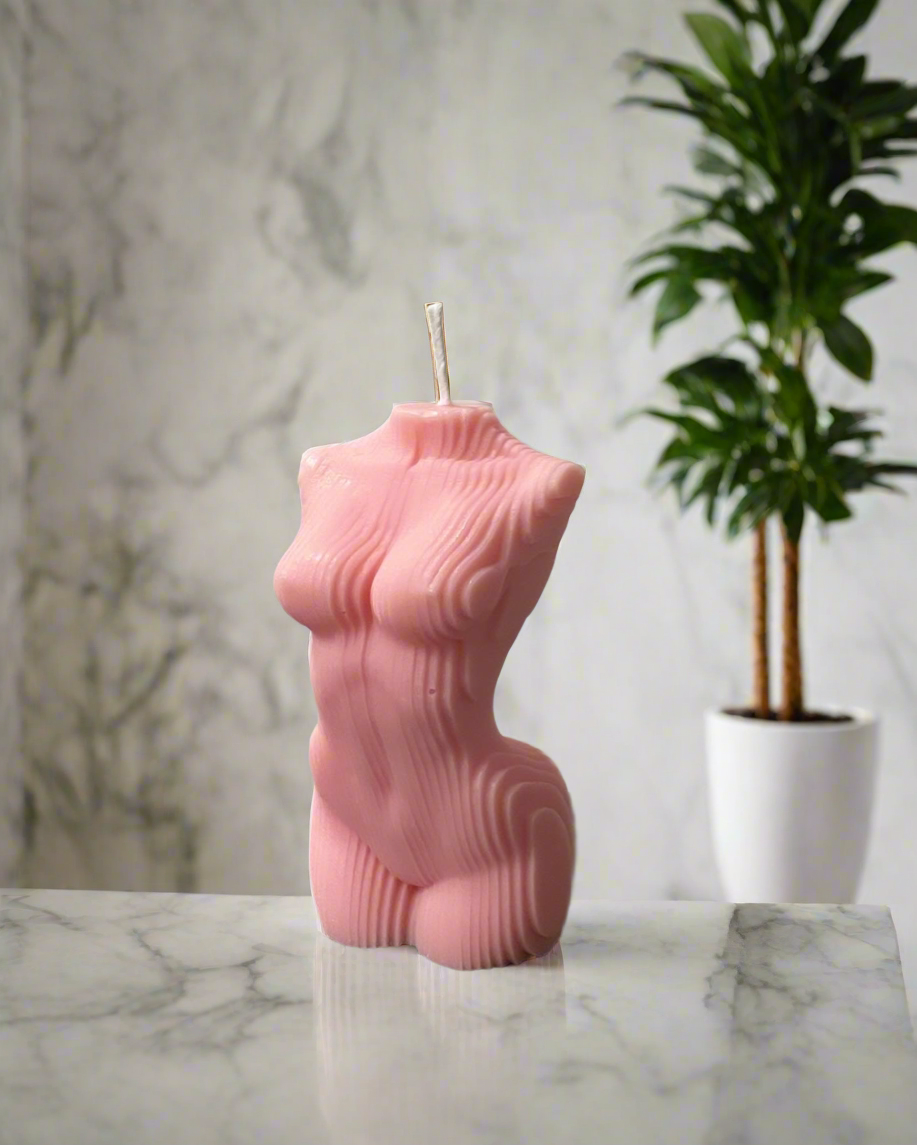 Body Torso Sculpture Candle