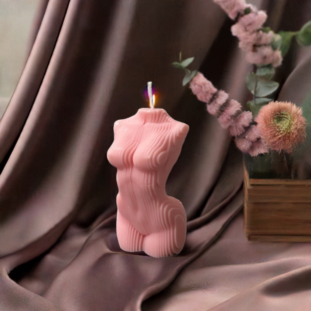 Body Torso Sculpture Candle